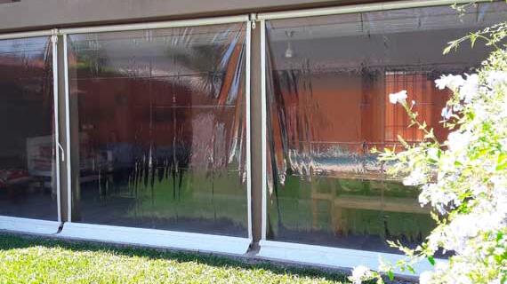 Toldo Vertical PVC Cristal