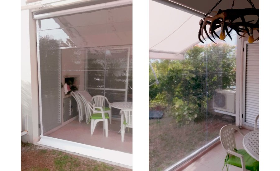 toldo vertical pvc cerramiento nordelta