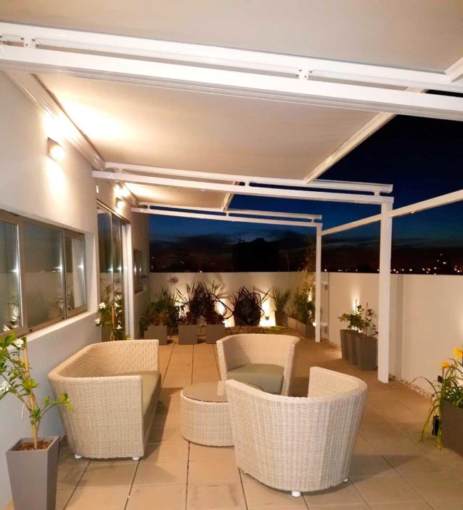 Toldo Giotto c/ Pérgola y motores Somfy en La Plata