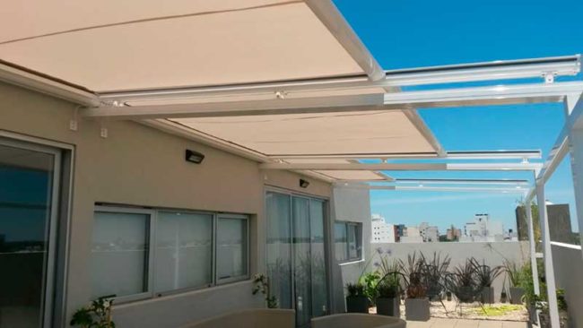 Toldo Giotto c/ Pérgola y motores Somfy en La Plata