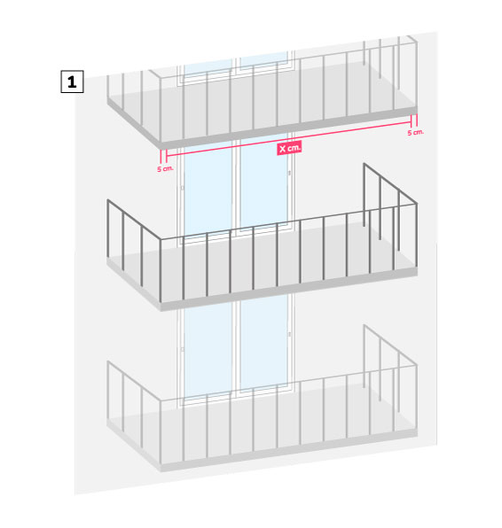 ¿ccómo medir un toldo vertical?